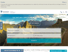 Tablet Screenshot of journeylatinamerica.co.uk